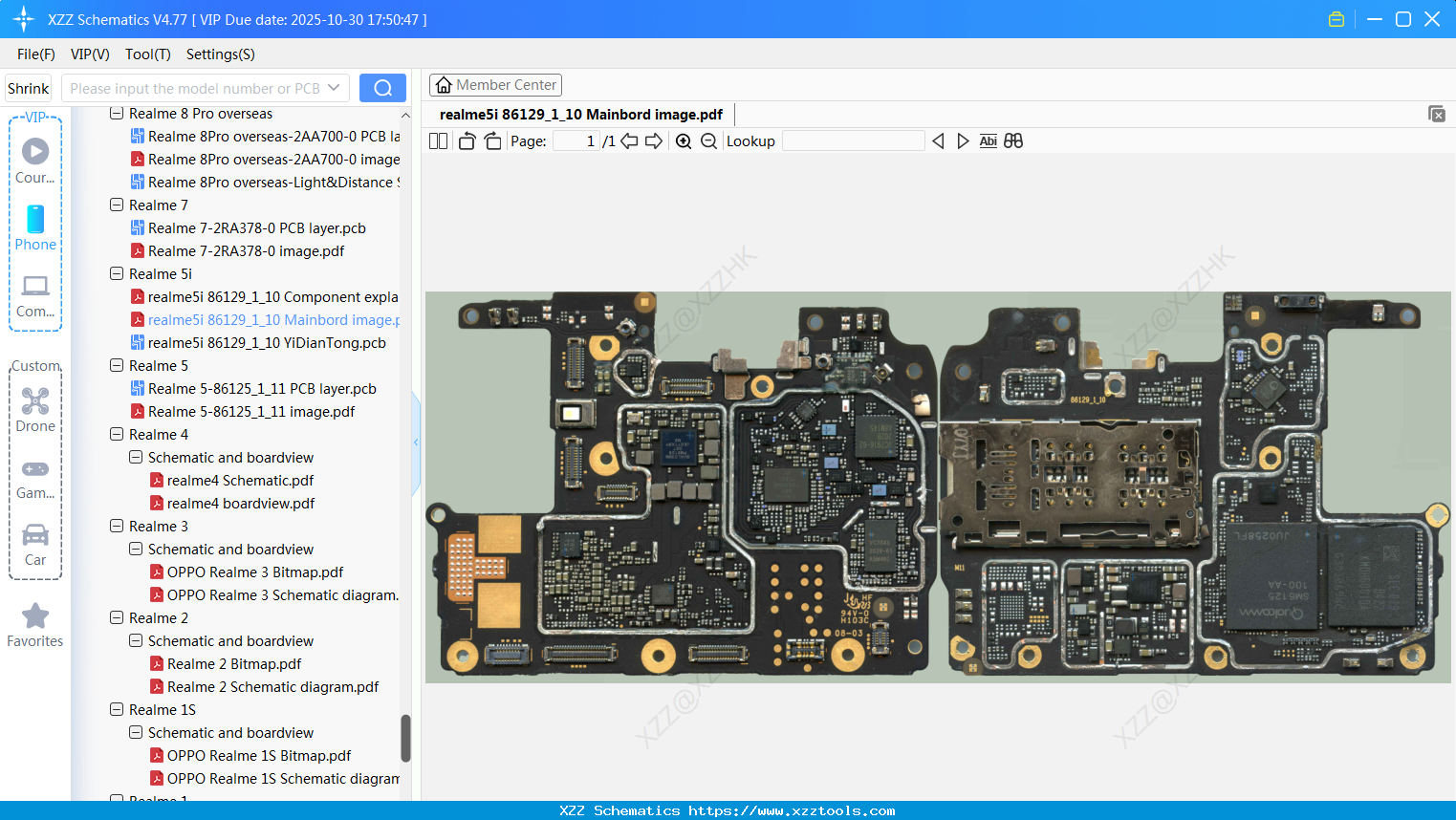 Realme5i 86129_1_10 Mainbord Image